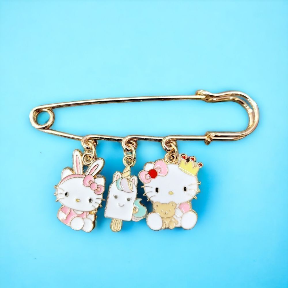 2/$20 Brand New Hello Kitty Gold Pin #1